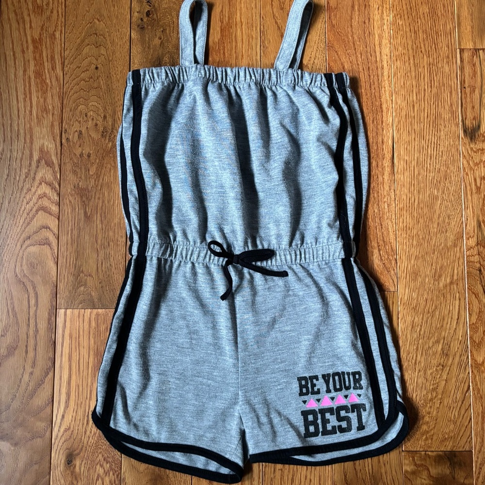 STAR RIDE black trim romper